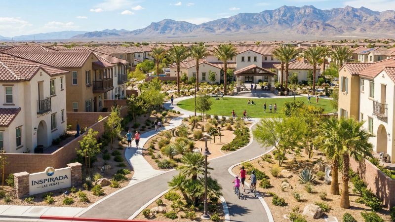 Inspirada master-planned community in West Henderson