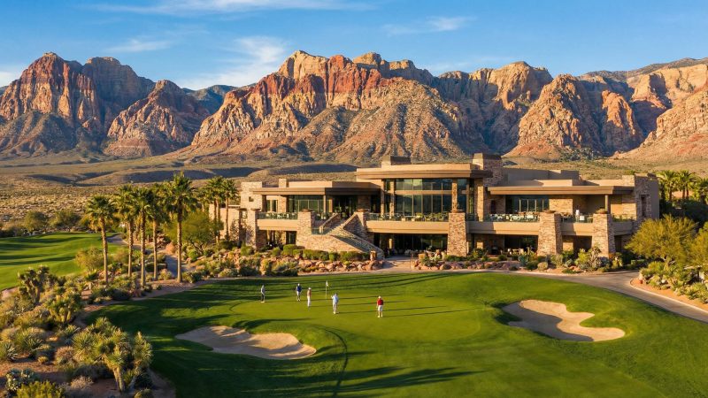 Red Rock Country Club golf course in Summerlin Las Vegas