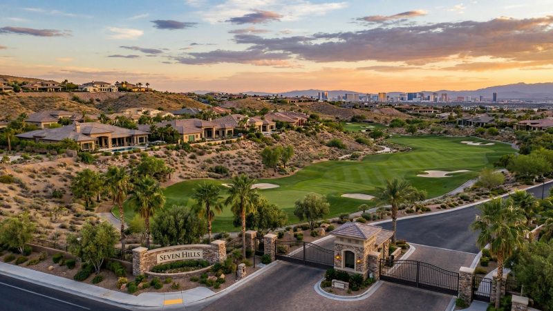 Seven Hills guard-gated luxury community in Henderson