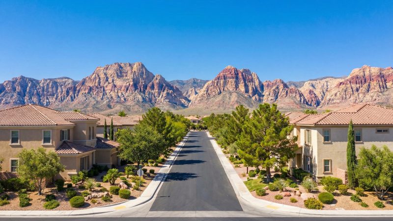 Spring Valley residential area near Red Rock Canyon Las Vegas