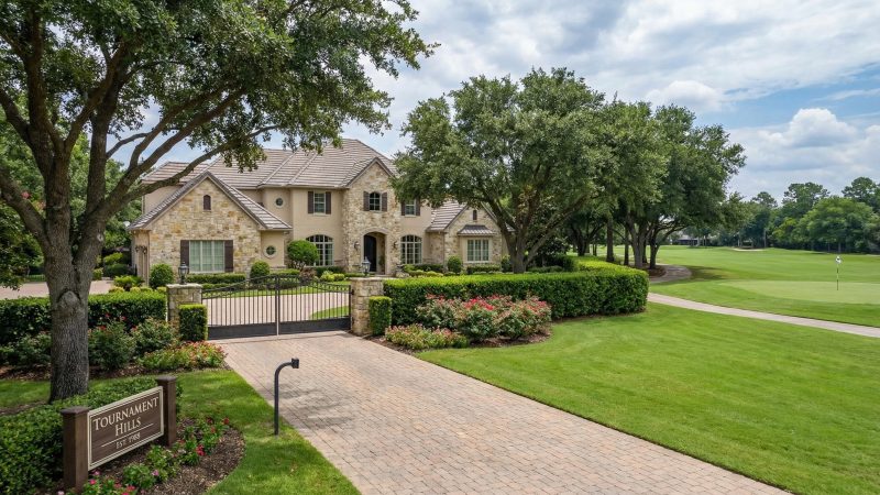Tournament Hills luxury estates surrounding TPC Las Vegas golf course